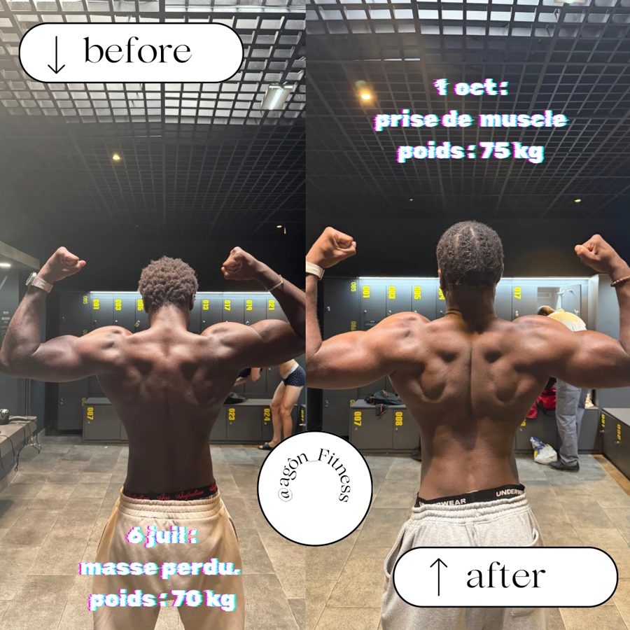 Transformation de Jean-Pierre, de dos